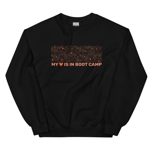 "My Heart is in Boot Camp" Sweatshirt